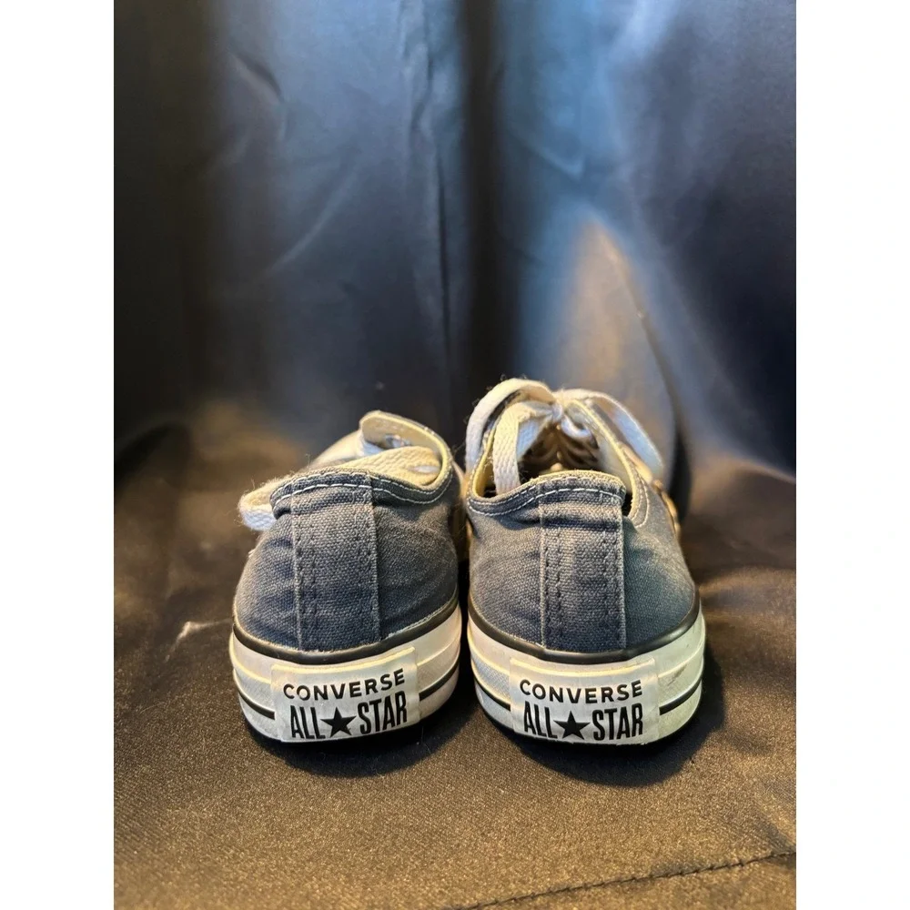 Converse Chuck Taylor All Star Low Top Navy Blue Sneakers M9697 Mens 5 Womens 7 - Picture 3 of 9
